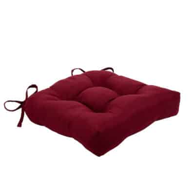 CHASE SOLID CHAIR CUSHION W/TIES 16X15X3" - Image 5